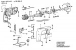 Bosch 0 603 241 041 SB 350-2 Percussion Drill 110 V / GB Spare Parts SB350-2